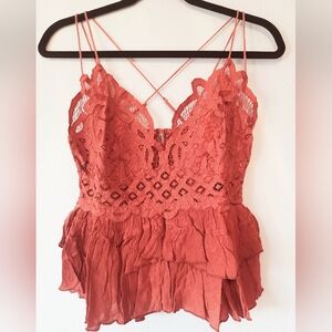 NWT Free People Adella Cami in winding roads